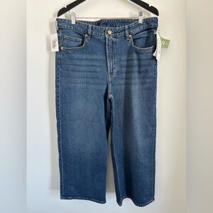 &Denim H&M Wide high waist crop Jeans | Sz 16 NWT